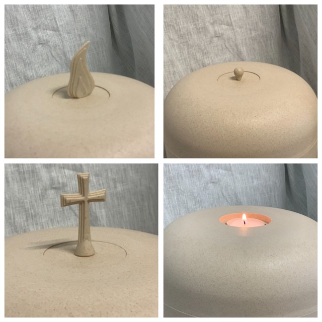 Biohajoava uurna - Musta kultainen - Image 2