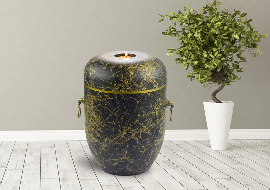 Biohajoava uurna - Musta kultainen